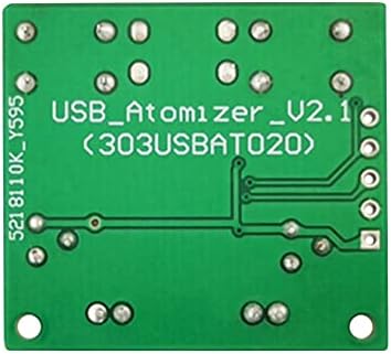 Módulo Micro USB Module Dual Umidificador, 110kHz 2W 20mm Ultrassonic Mist Atomizer Controlable On/Off para Atomizadores