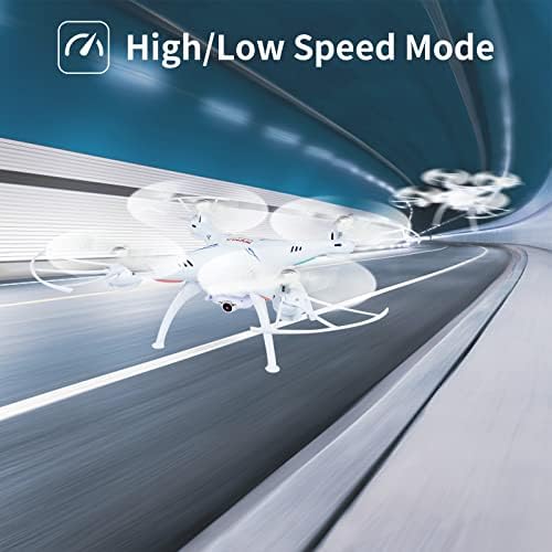 Cheerwing syma x5sw-v3 wifi fpv drone 2.4ghz 4ch 6-eixos giroscópio rc quadcopter drone com câmera, branco