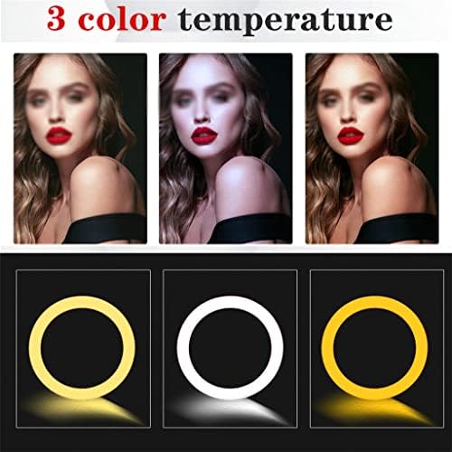 MXIAOXIA 10 polegadas RGB Ring Light com remoto LED Photograpic Ring Light Selfie Tripé com suporte
