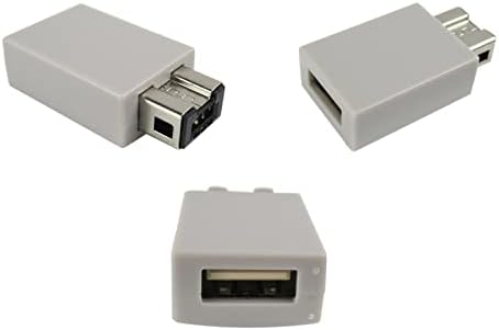 2 Pacote de 2,4 GHz Controlador sem fio compatível para NES Classic Edition, GamePad Controller com receptor USB para
