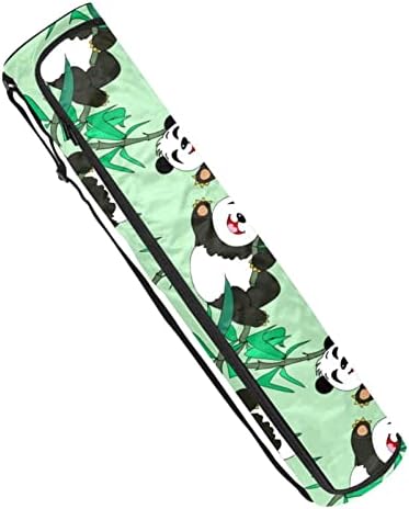 Pandas Patterless Pattern Yoga Mat Carrier Bag com alça de ombro Bolsa de ginástica de saco de ginástica