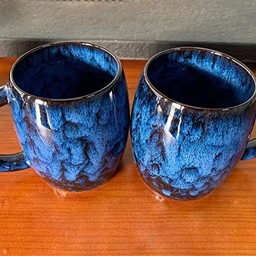 Caslonee requintado de 16 oz xícaras de café retro cerâmica canecas de leite Kiln Altered Glaze Porcelan Cup