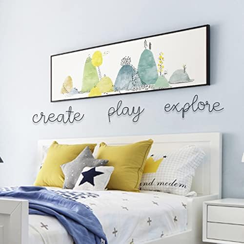 KRSHEMDE Playroom Wall Decor Metal Princho