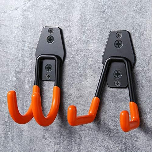 10pcs Aço de aço Armazenamento de aço Double Hook Utiller Tool Tool Mount Organizer