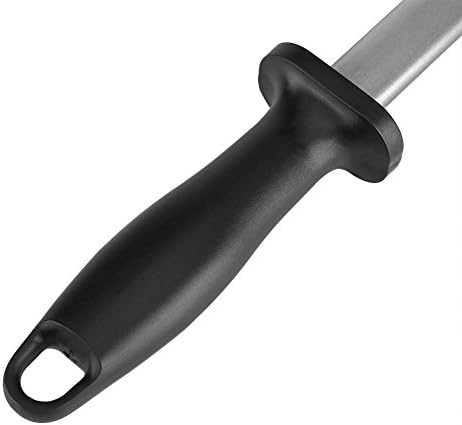 Palhte de bastão por portátil de faca de cozinha, apontador de faca de cozinha de 12 polegadas, ferramenta de pedra do apontador de