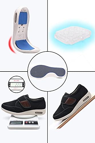 Sapatos diabéticos de Yibobay para homem de largura X de largura para sapatos idosos para homens largos para sapatos de caminhada
