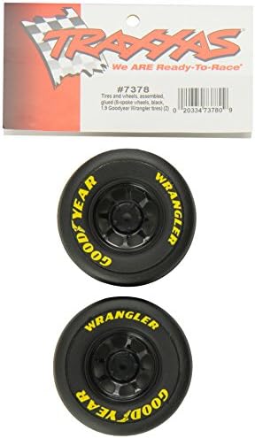 Traxxas 7378 1.9 Goodyear Wrangler Tires sobre rodas, 1/16 na estrada