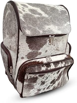 Cabelo de mochila de pevilhão | Mochila da fralda de couro de peles Mochila / mochila de mochila Saco de ombro de viagem / bolsas de