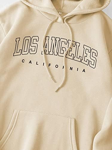Soly Hux Mulher Casual Fashion California Hoodie Los Angeles Pullover Sweatshirt gráfico