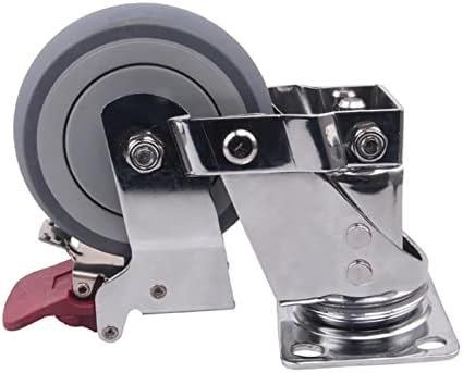 Roda universal de amortecimento silencioso de Pikis com roda de mola anti-sísmica, para equipamentos pesados, portão,