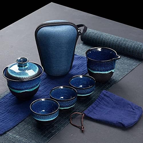 Conjunto de chá de chá japonês Conjunto de chá de viagem - Conjuntos de panelas de chá de chá - Conjuntos de chá para