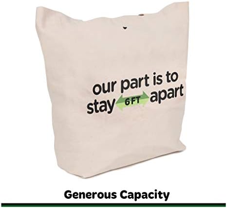 Bag de lona-feita com fibra de algodão orgânica pesado-sacolas de compras ecológicas e reutilizáveis-Alternativa perfeita