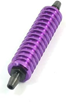 Aexit Purple Fuel Equipamento elétrico Tanque Resfriador de ar 52x10mm para RC 1/8 Modelo de carro Nitro motor