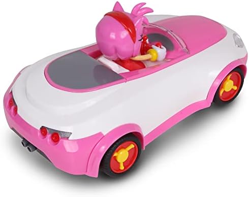 Equipe Sonic Racing RC: Amy Rose - NKOK, 1:28 Escala de 2,4 GHz Carro controlado remoto, projeto compacto de 6,5