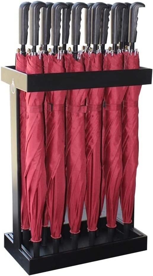 Stanho de rack de guarda -chuva Xhalery, porta -guarda -chuva, guarda -chuva Stand Stand Stand estilo europeu de ferro forjado