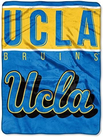 A Northwest Company NCAA UCLA Bruins Raschel Throw Blanket, 60 x 80, BASIC