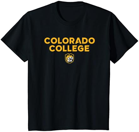 T-shirt empilhada para tigres do Colorado College