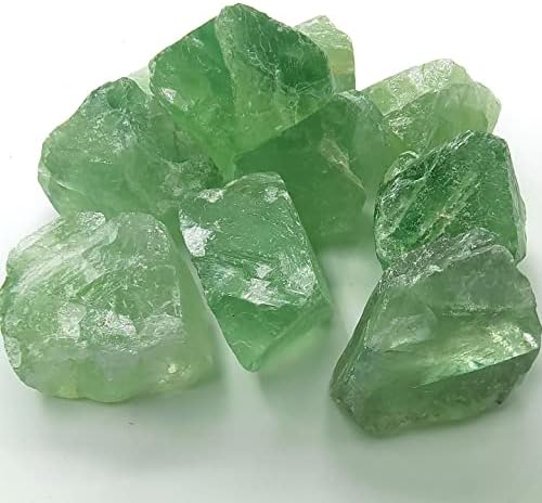 Yuwixmox 250g Green Quartz Rough Stones Rough Green Green Cryartz Crystal Raw Natural Cristals Pedras, rochas para cabines, polimento,