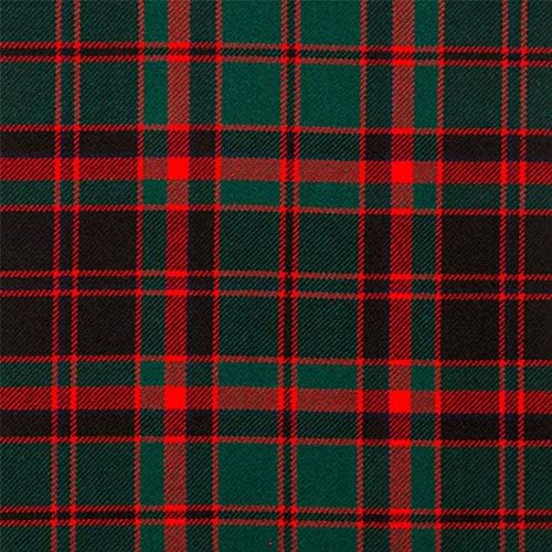 Material de tecido de 16 onças Cumming caça moderna tartan pesado peso 1 metro