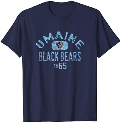 Maine Black Bears Vintage 1865 LOGOTO LICENCIADO T-SHIRT