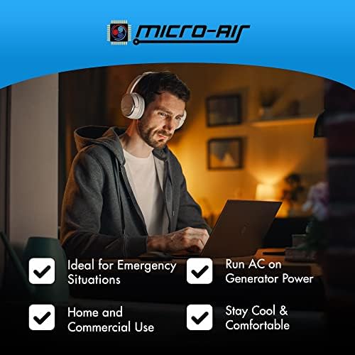 EasyStart Microair 368 Start Start Home Comercial Easy Start, ar condicionado Start Start funciona com gerador, Iniciar ar condicionado