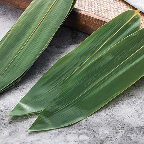 Placas Decorações Sushi Bazooka Maker Kit natural folhas secas de bambu inteiras para fazer bolinhos de arroz zongzi 【Extra 10-12cm】