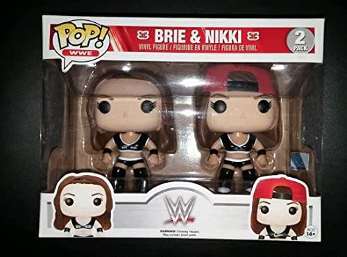 Funko Pop! WWE BRIE e NIKKI BELLA TWINS 2-PACK ALTERNATE BLACKFITS FIGURAS