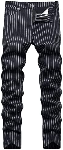 Calças masculinas Moda de impressão xadrez listrada Casual PLUS TAMANHO ELATO ELIM FIL FID FITAL PONTES PONTES DE CLONTS