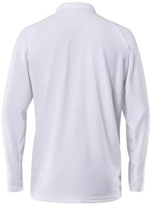 Polo masculino da Vertx, camiseta de manga longa, umidade que absorve roupas de desempenho ao ar livre para missões ativas