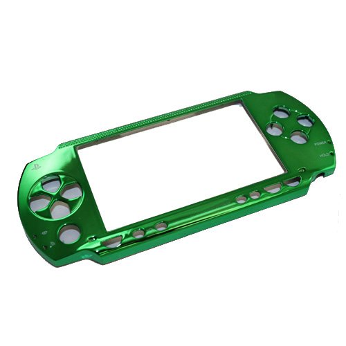 Placa de face frontal verde frontal para a Sony PSP 1000