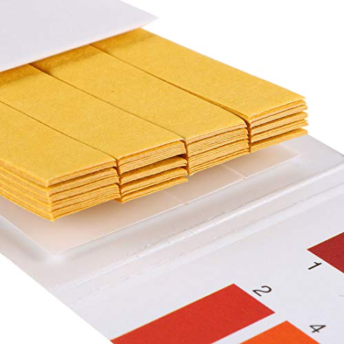 tiras de teste de pH uxcell 1-14 Testador de papel de papel de papel indicador 80in1 kit para pool de alimentos para