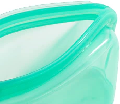Cuisipro silicone, 101,4oz, 10,4 x 8,9 polegadas, bolsa reutilizável verde