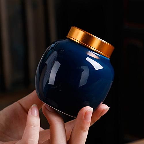 Rahyma WEIPING - Mini Cremação urna Cerâmica de lembrança de pequenas mãos URNAS Urnas de cinzas pequenas caixas Mini