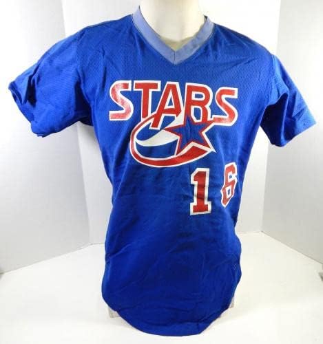 No final dos anos 80, no início dos anos 90, Huntsville Stars #16 Game usou Blue Jersey 42 DP23952 - Jogo usou camisas MLB