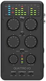 IRIG PRO QUATTRO I/S Interface de gravação de campo profissional de 4 entradas e mixer