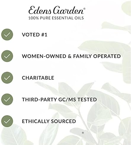 Óleo essencial do Top Edens Garden 3, melhor kit de introdução de aromaterapia pura, 10 ml
