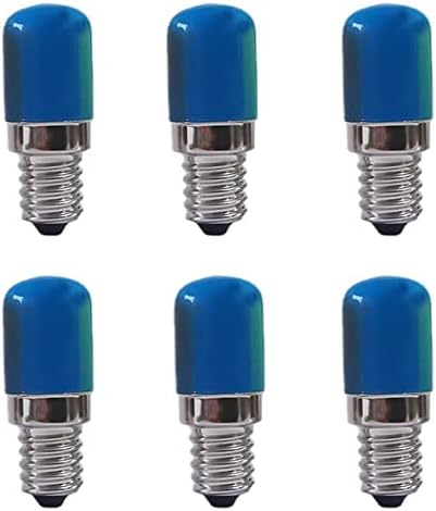 YDJOO E12 Bulbo LED 2W Bulbos de lâmpadas de cor azul 20W Substituição de halogênio E12 Mini candelabra base lustre lâmpada lâmpada lâmpada decorativa
