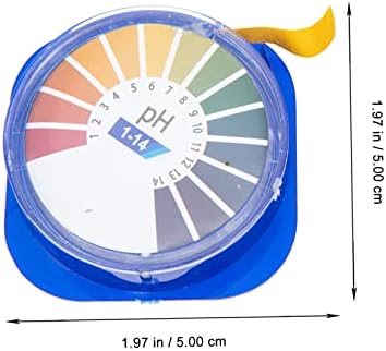 Yardwe 10 PCs Teste de urina Tiras de líquidos Teste de tira de papel portátil papel urina saliva teste papel urina teste papel saliva urina testando suprimentos de teste de pH Balance
