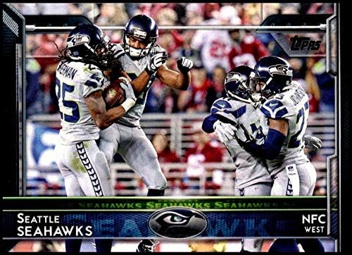 2015 Topps Football 276 Seattle Seahawks Seattle Seahawks NFL NFL Trading Card