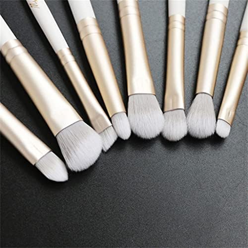 Mmllzel White 12pcs Cabelo sintético escovas cosméticas Setfoundation & Blush Powder Face Cosméticos para olhos e canetas