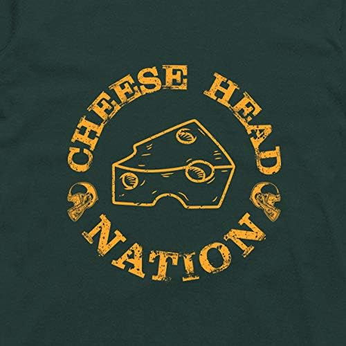 Inkpressionists Green Bay Football Fãs Cheese Head Nation Classic Hoodie