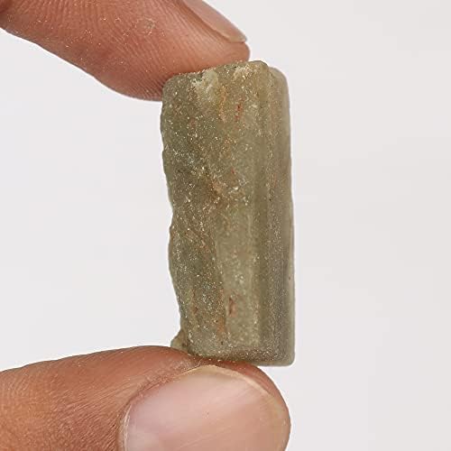 Pedra de cura de jade verde natural africana para cair, cura de pedra 50 ct