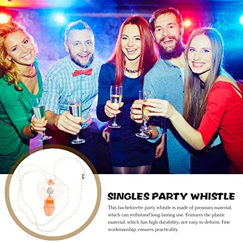 Gadpiparty Bachelorette Party Whistles Shaped Whistles Hens Willy Pingente Colar para Bacharel Girls Night Party Favors Gifts