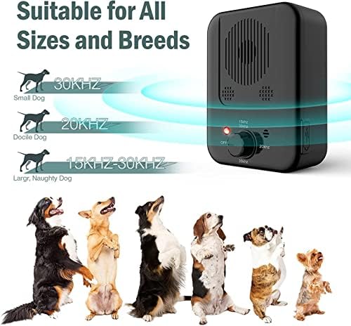 Dispositivos de controle de latidos para cães, 3 impedimentos de casca sonora de frequência, dispositivo anti -latido