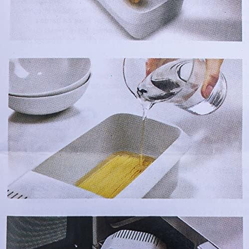GOFIDIN PASSO BOWER MICROWAVE MONOODLE Caixa de armazenamento Spaghetti Vetagetable com macarrão de macarrão de filtro do filtro