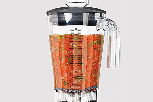 Hamilton Beach Commercial HBF600 Blender Culinary, 3 hp, velocidade variável com função de corte, 64 oz./1,8 l Container de policarbonato,