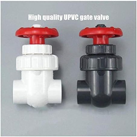 Tubo de plástico Zhjbd 1pc i.d 20/25/32/40mm de válvula de válvula de porta UPVC de válvula de precisão PVC Slueice Válvula