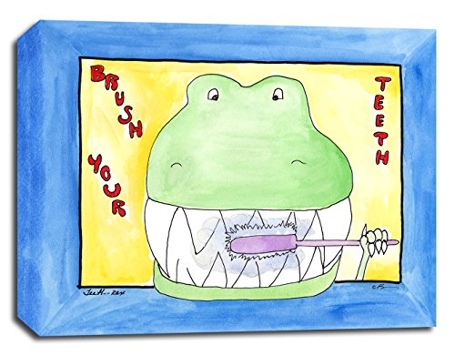 Teeth Rex - 24 x 30 Tela