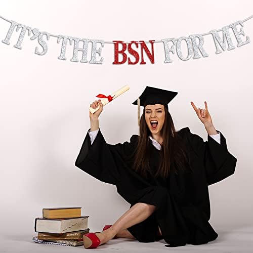 É o BSN para mim banner, enfermeira parabéns, turma de 2023 Escola de Enfermagem Sobrevivente de Supplência de Decoração da Festa de