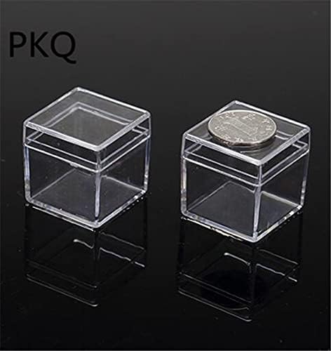 ANNCUS 16 Tamanhos Caixa quadrada Armazenamento de plástico transparente para ferramentas DIY Acessório de jóias de joias de arte Diy PABILIZAÇÃO DE CANDER PVC Container -